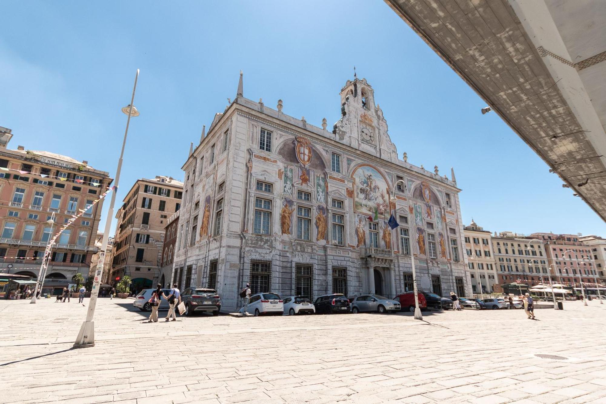 ジェノヴァLa Mansarda Del Principe, Vicoli, Acquario E Lanternaアパートメント エクステリア 写真